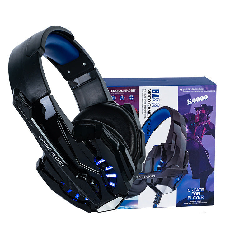 G9000 E-Sports Headset - Light-Up Gaming Headset with Heavy Bass Sound - LightningZap