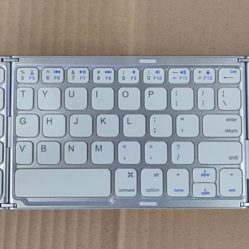 Portable Tri-Fold Wireless Bluetooth Keyboard β Compact, Universal & Multi-System Compatible - LightningZap