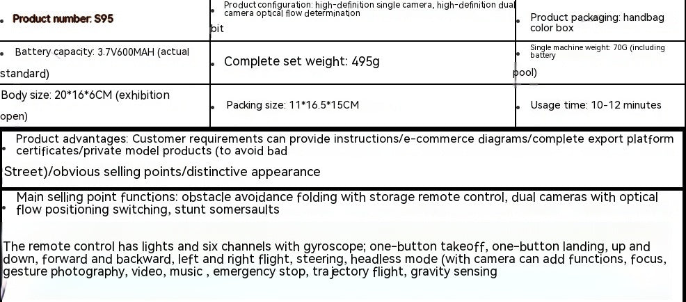Fully Obstacle Avoidance Four-axis Aerial Photography - LightningZap