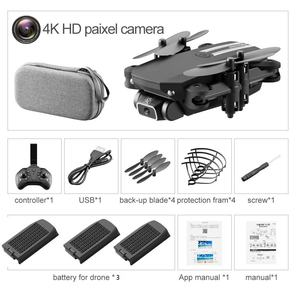 Lightning-Zap SkyGlide Mini HD WiFi Drone – Foldable FPV Quadcopter with Altitude Hold & One-Key Return Return - LightningZap