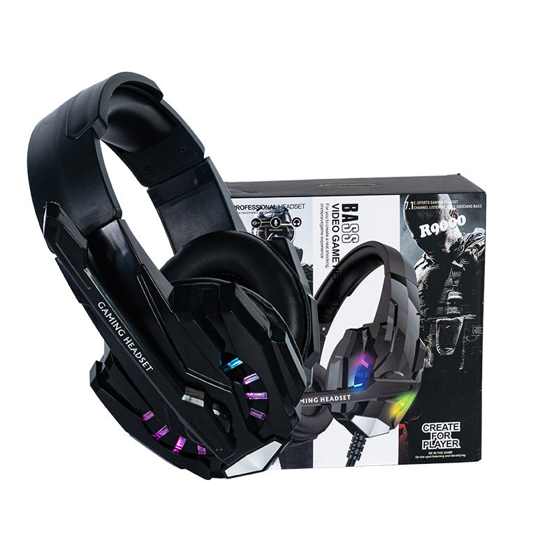 G9000 E-Sports Headset - Light-Up Gaming Headset with Heavy Bass Sound - LightningZap