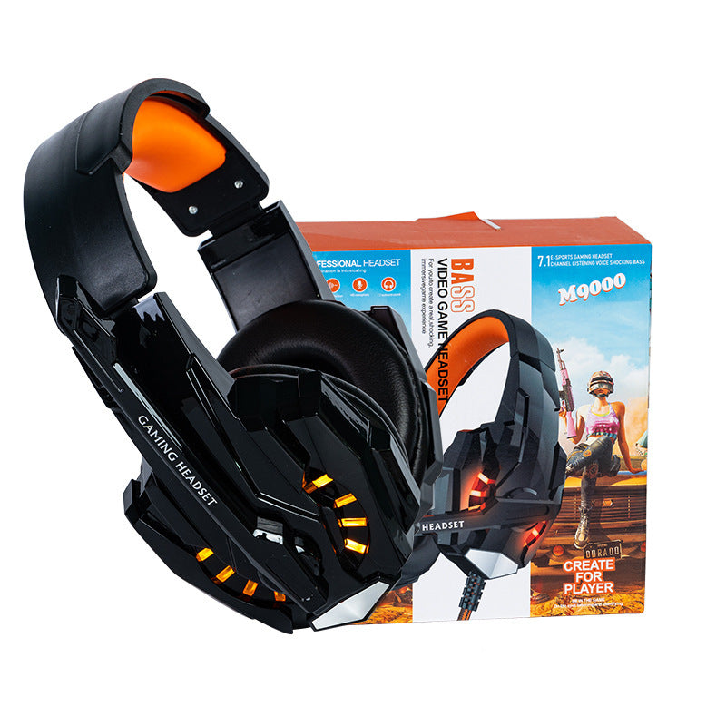 G9000 E-Sports Headset - Light-Up Gaming Headset with Heavy Bass Sound - LightningZap