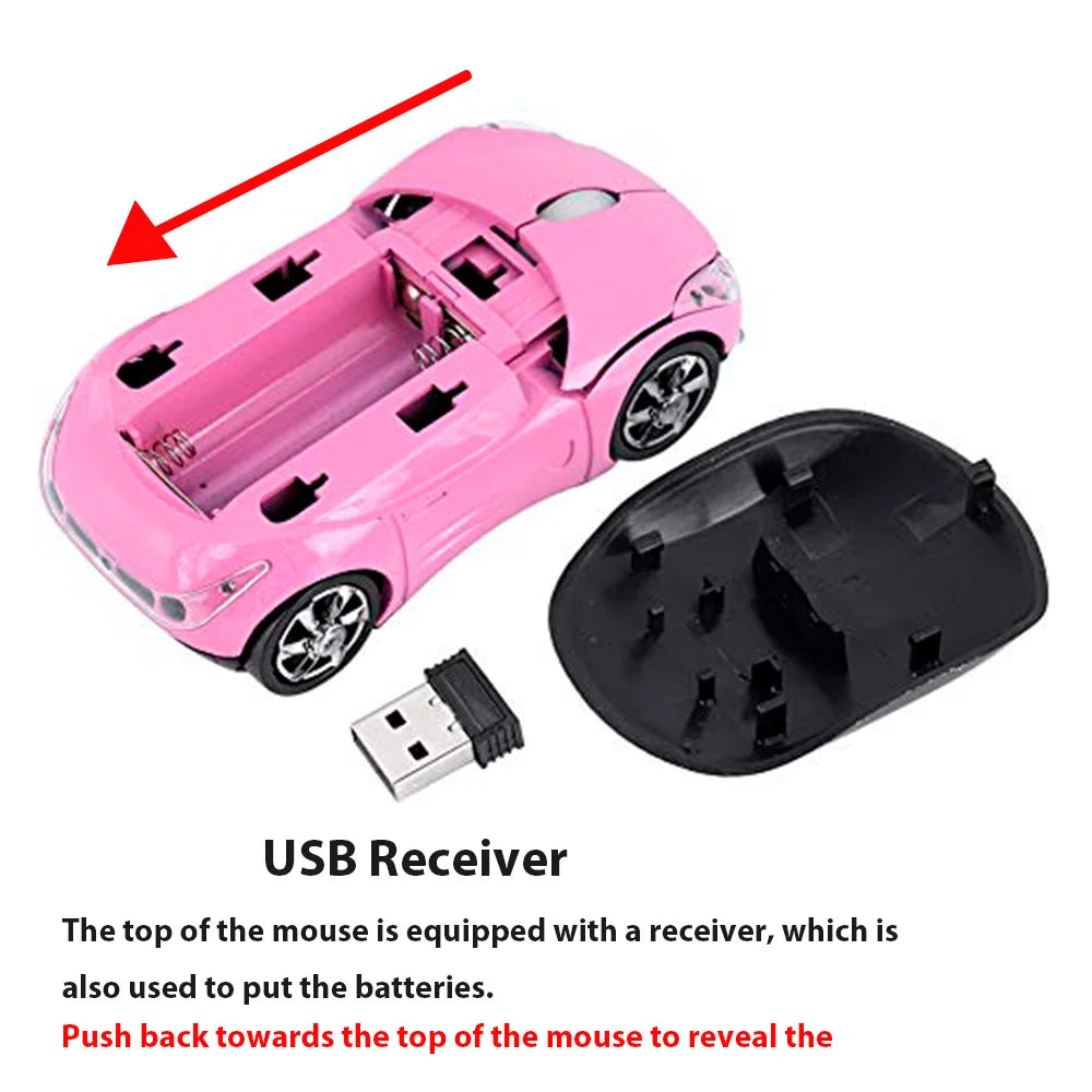 2.4G Wireless Optical Mouse 1600DPI for Laptop and Gaming - LightningZap