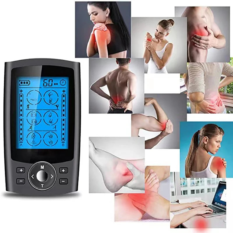 36-Mode EMS TENS Muscle Stimulator for Pain Relief Therapy - LightningZap