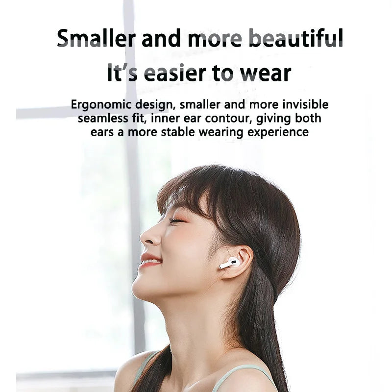 Pro 4 TWS Wireless Headphones Earphone Bluetooth-compatible 5.3 Waterproof Headset with Mic for Xiaomi iPhone Pro4 Earbuds - LightningZap