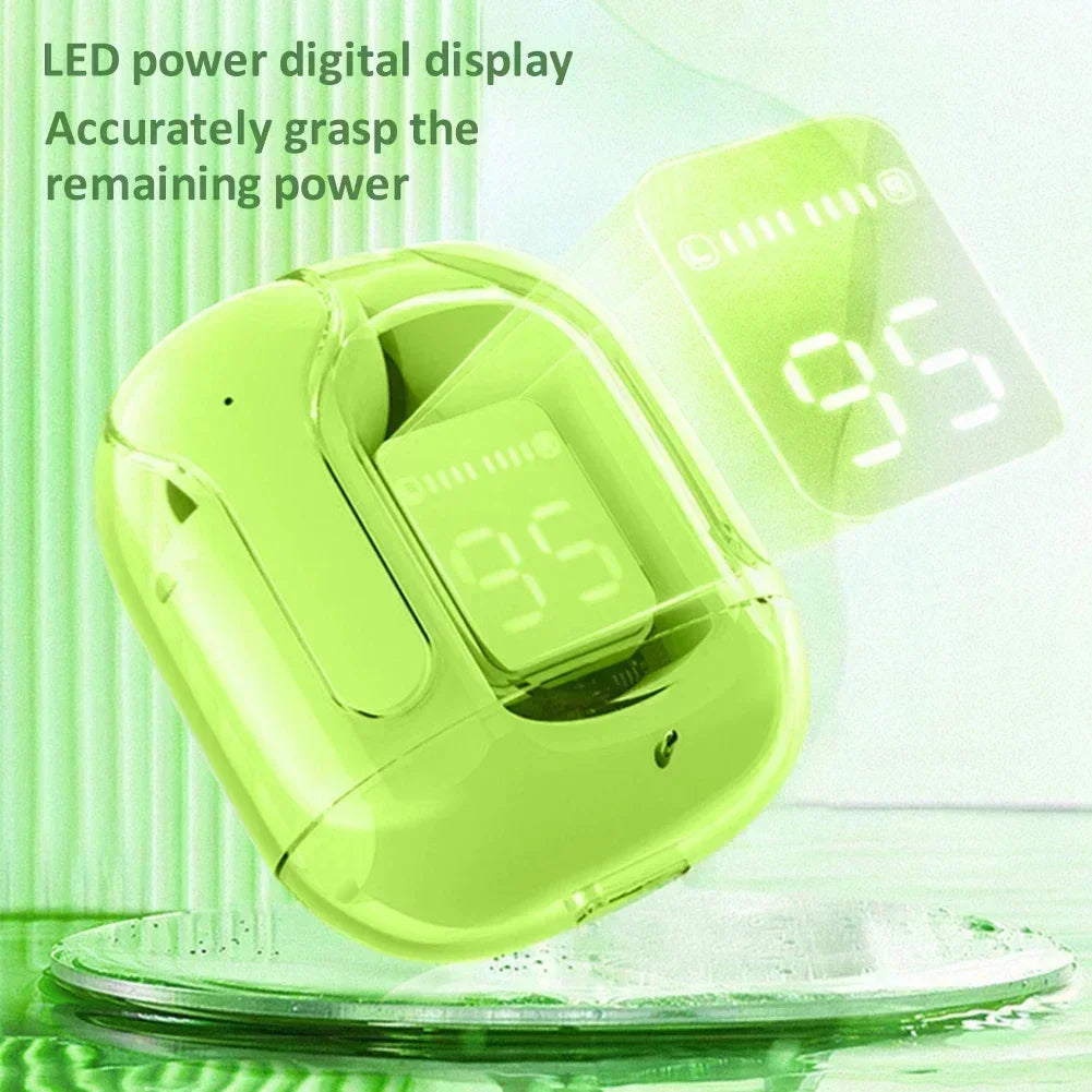T2 Wireless Mini Earbuds Bluetooth 5.3 with LED Display - LightningZap