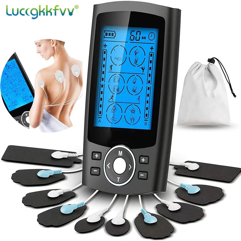 36-Mode EMS TENS Muscle Stimulator for Pain Relief Therapy - LightningZap