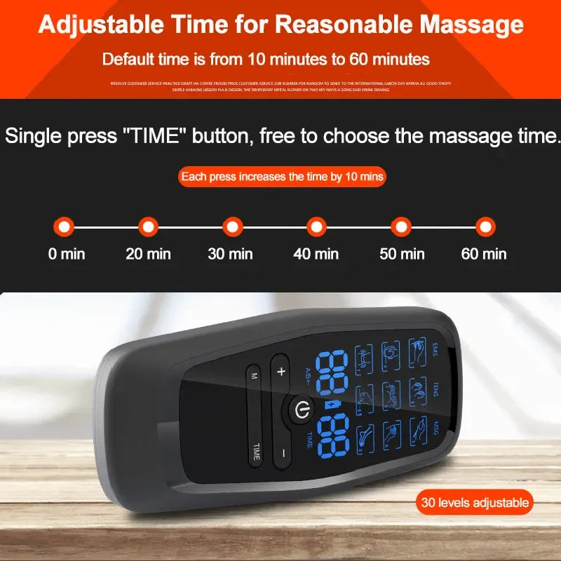 TENSE EMS Muscle Stimulator & Digital Therapy Massager - LightningZap
