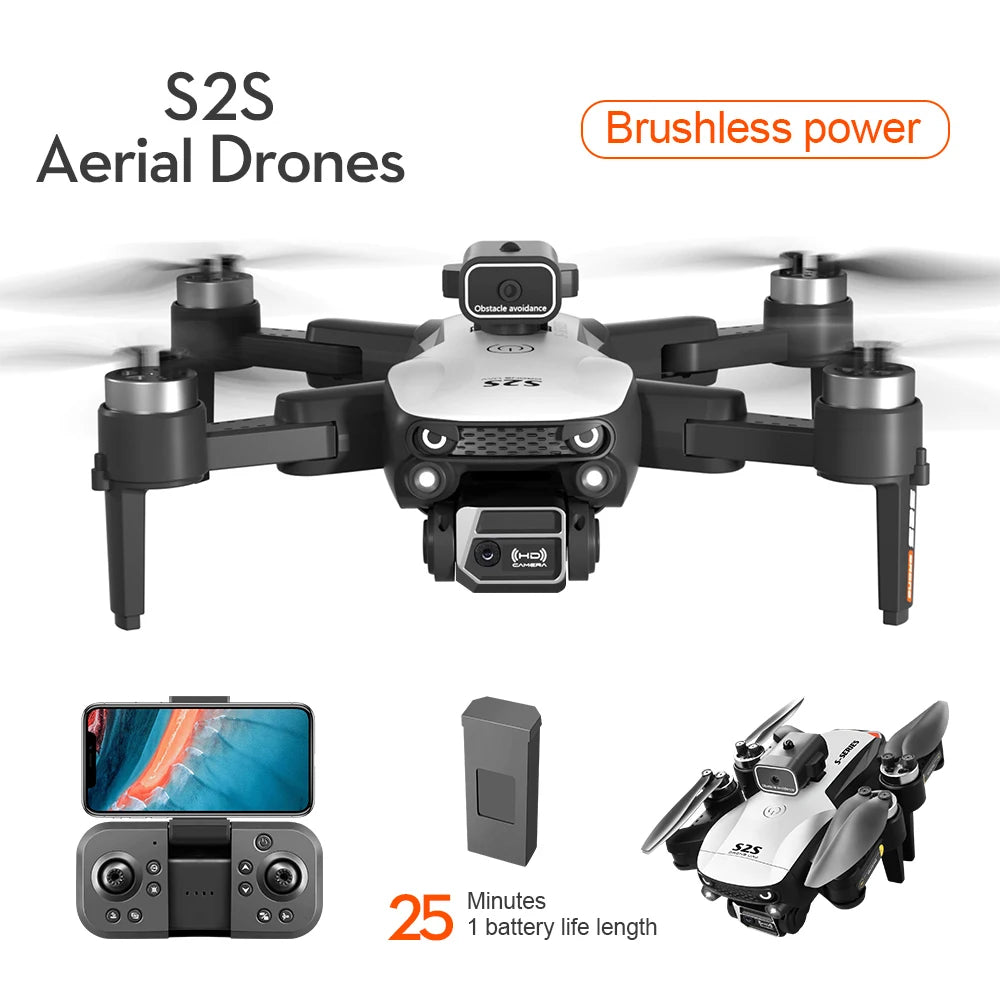 Lightning-Zap SkyPulse 8K Pro Drone – HD Dual Camera, Brushless Motors, Obstacle Avoidance, Foldable Quadcopter for Aerial Photography - LightningZap