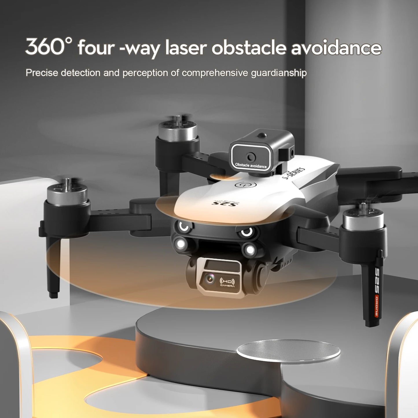 Lightning-Zap SkyPulse 8K Pro Drone – HD Dual Camera, Brushless Motors, Obstacle Avoidance, Foldable Quadcopter for Aerial Photography - LightningZap