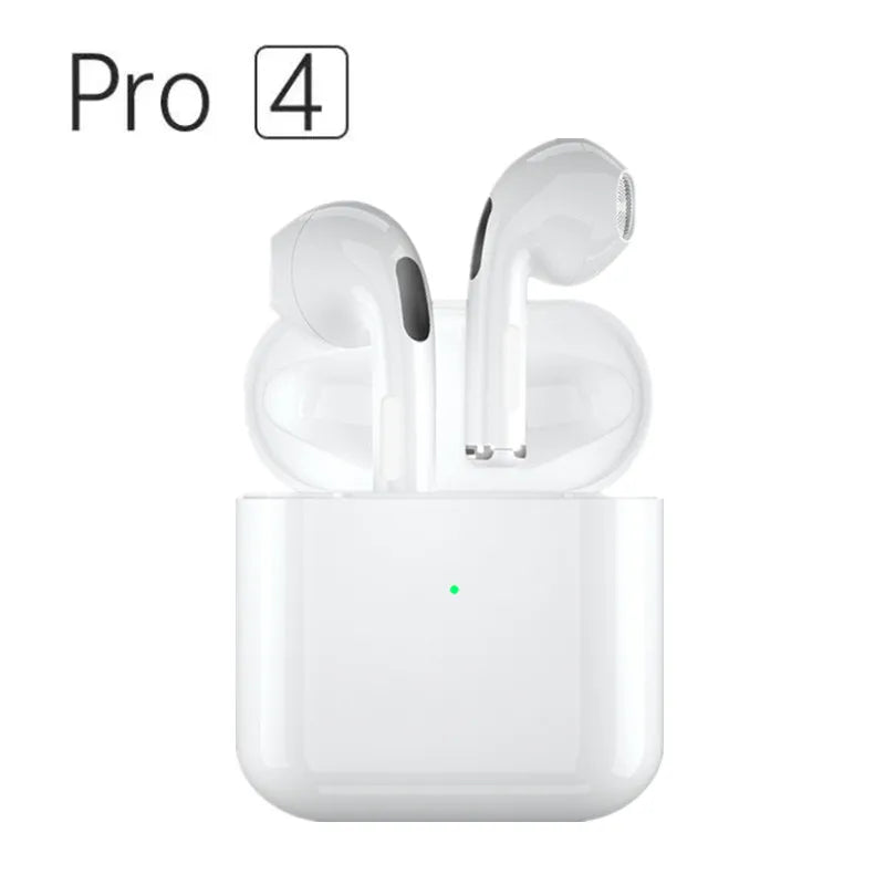 Pro 4 TWS Wireless Headphones Earphone Bluetooth-compatible 5.3 Waterproof Headset with Mic for Xiaomi iPhone Pro4 Earbuds - LightningZap