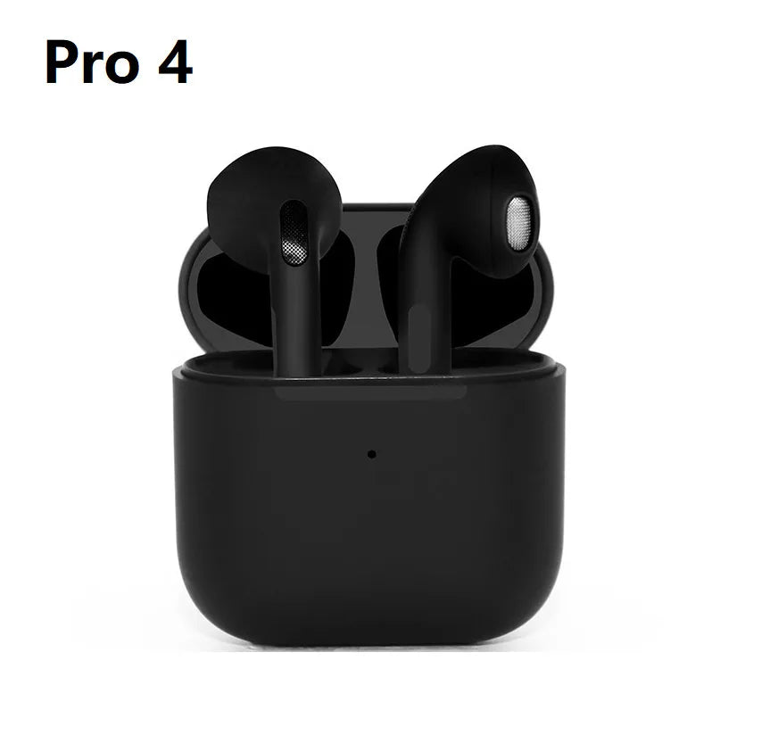 Pro 4 TWS Wireless Headphones Earphone Bluetooth-compatible 5.3 Waterproof Headset with Mic for Xiaomi iPhone Pro4 Earbuds - LightningZap