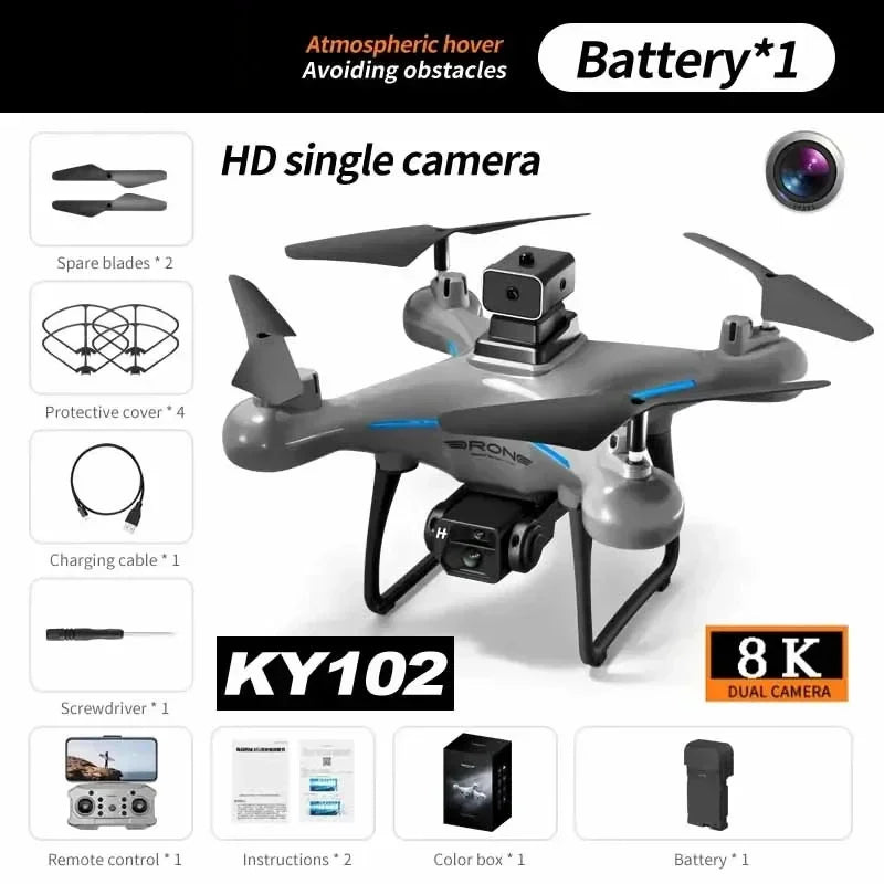 Lightning-Zap Xiaomi KY102 8K Dual-Camera Drone – Aerial Photography with 360° Obstacle Avoidance - LightningZap