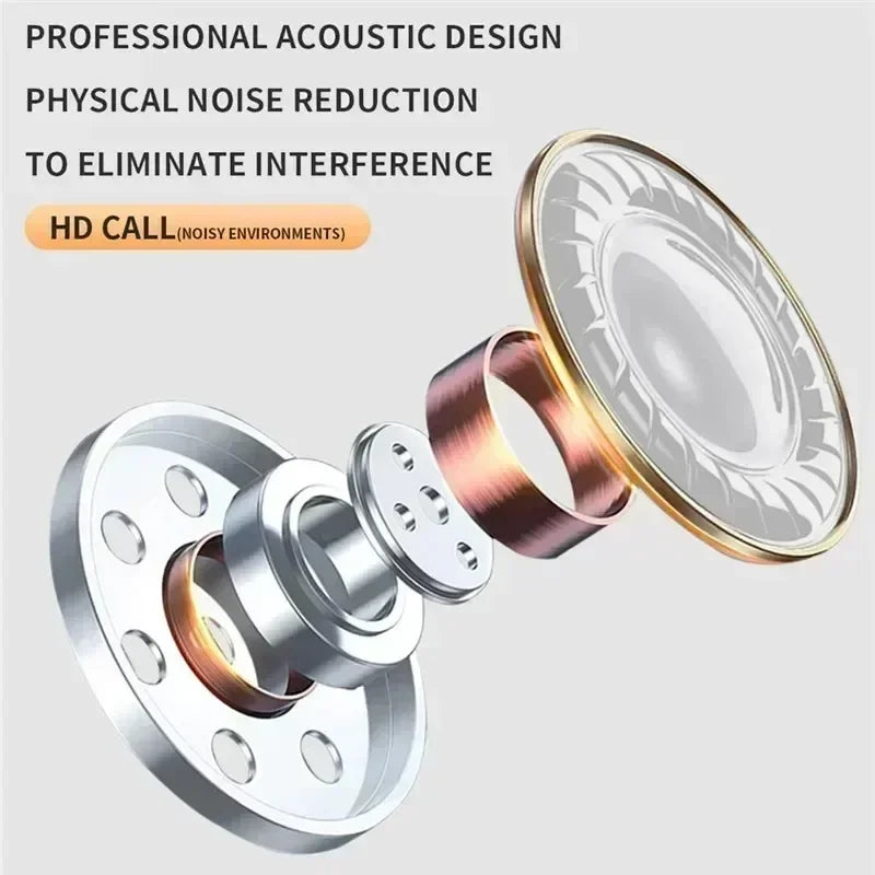 Pro 6 TWS Wireless Earbuds with Mic – Bluetooth Sports Headset for iPhone & Xiaomi - LightningZap