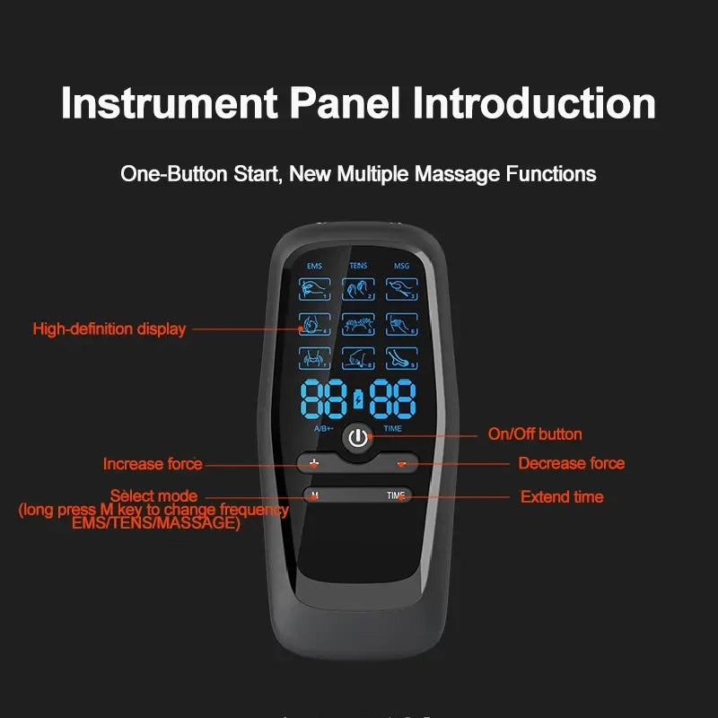 TENSE EMS Muscle Stimulator & Digital Therapy Massager - LightningZap