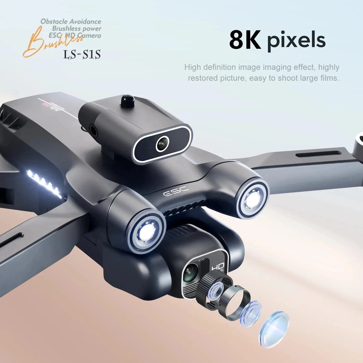 Lightning-Zap Uiettss Phantom S1S Mini Drone - LightningZap