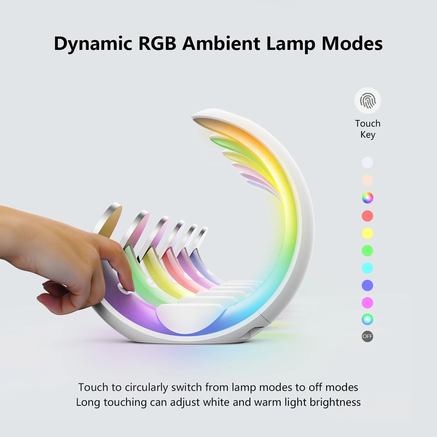4-in-1 MagSafe Wireless Charger with RGB Moon Night Light - LightningZap