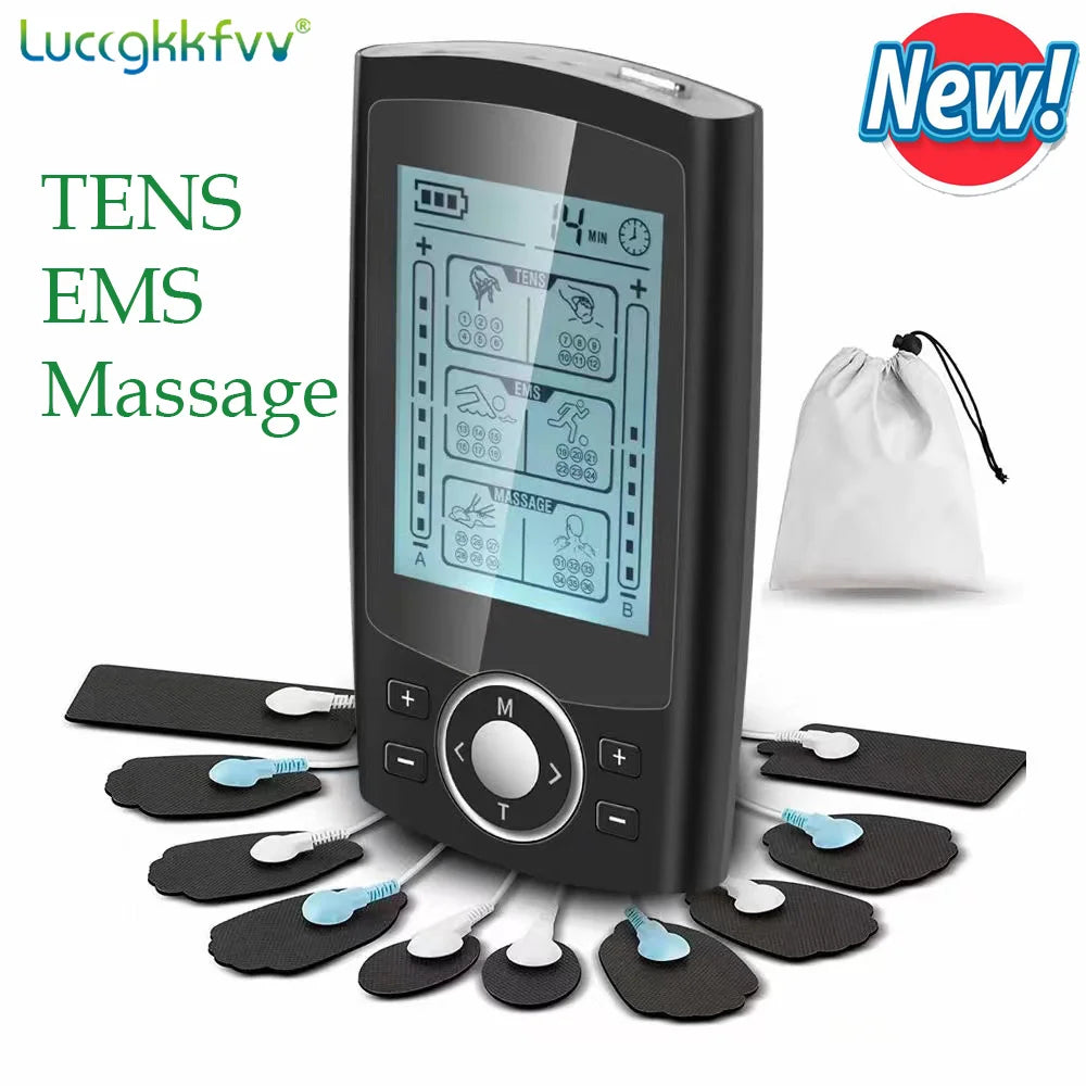 36-Mode EMS TENS Muscle Stimulator for Pain Relief Therapy - LightningZap