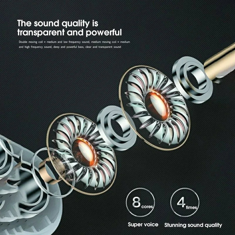Pro 4 TWS Wireless Headphones Earphone Bluetooth-compatible 5.3 Waterproof Headset with Mic for Xiaomi iPhone Pro4 Earbuds - LightningZap