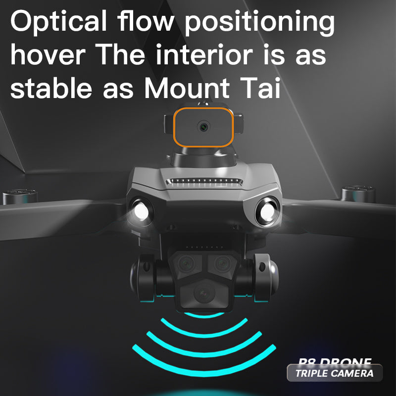 P8 Pro HD GPS Drone with 5 Lenses & Obstacle Avoidance - LightningZap