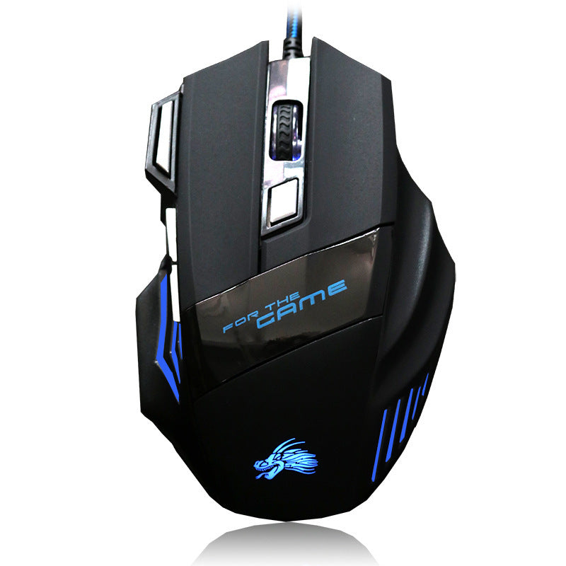 7-Button RGB USB Gaming Mouse with Colorful LED Lights - LightningZap