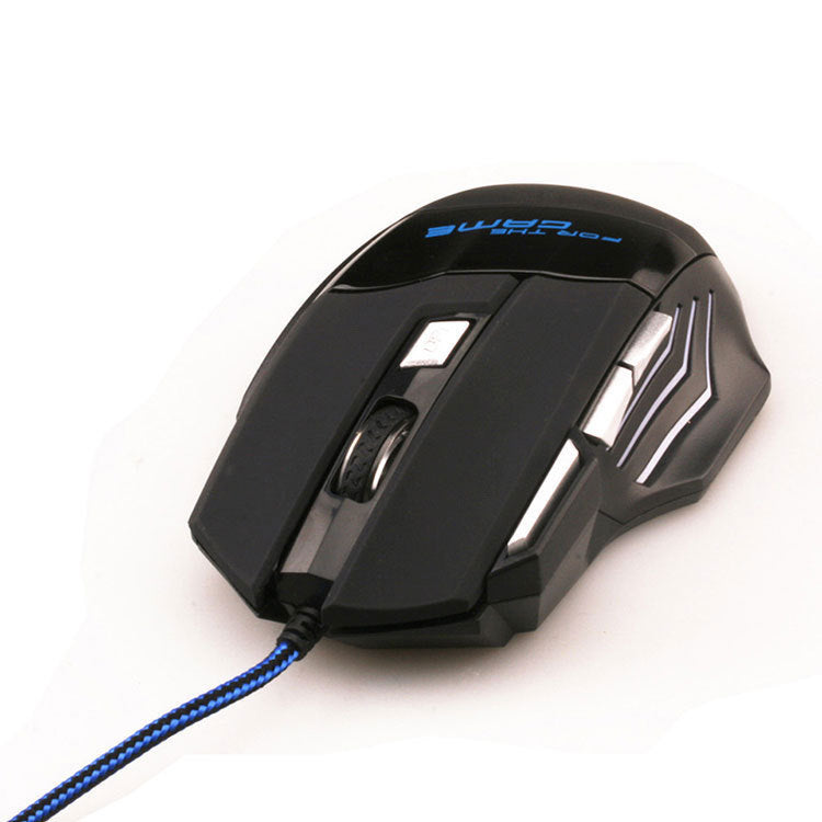 7-Button RGB USB Gaming Mouse with Colorful LED Lights - LightningZap