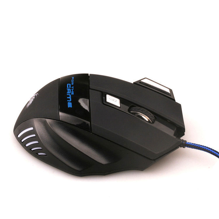 7-Button RGB USB Gaming Mouse with Colorful LED Lights - LightningZap