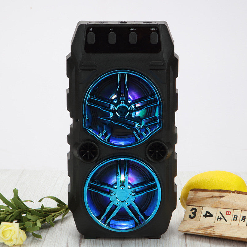 Wireless Bluetooth Speaker with Dual Drivers – Portable Outdoor Loudspeaker - LightningZap