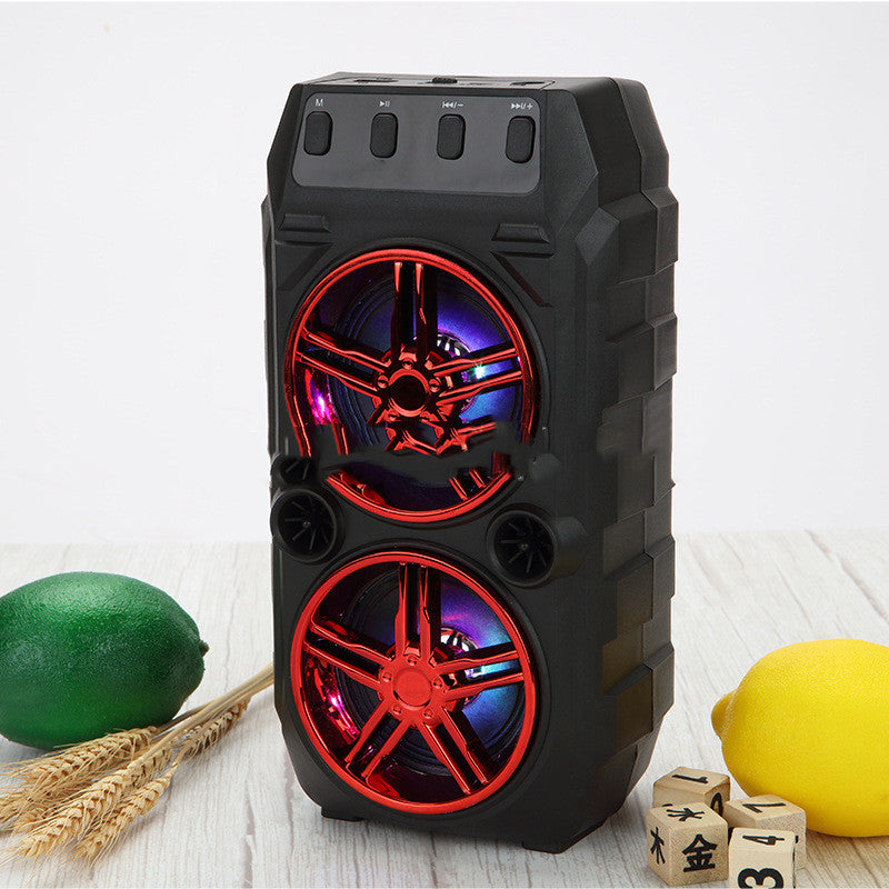 Wireless Bluetooth Speaker with Dual Drivers – Portable Outdoor Loudspeaker - LightningZap