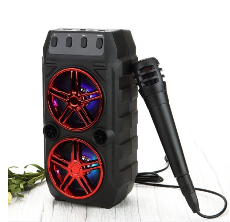 Wireless Bluetooth Speaker with Dual Drivers – Portable Outdoor Loudspeaker - LightningZap