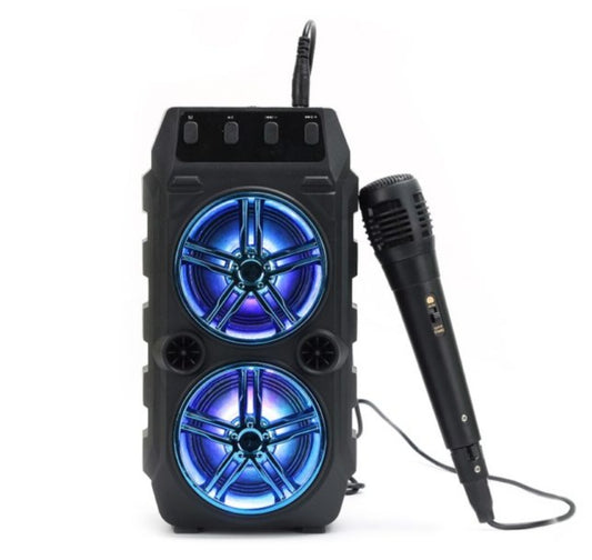 Wireless Bluetooth Speaker with Dual Drivers – Portable Outdoor Loudspeaker - LightningZap