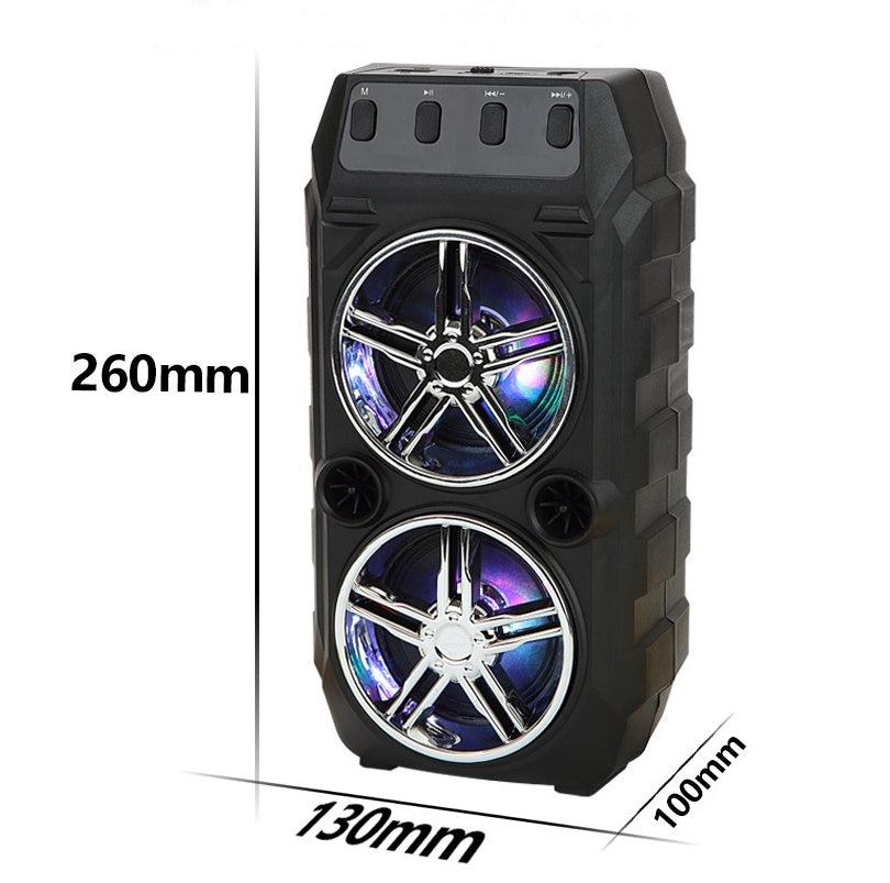 Wireless Bluetooth Speaker with Dual Drivers – Portable Outdoor Loudspeaker - LightningZap