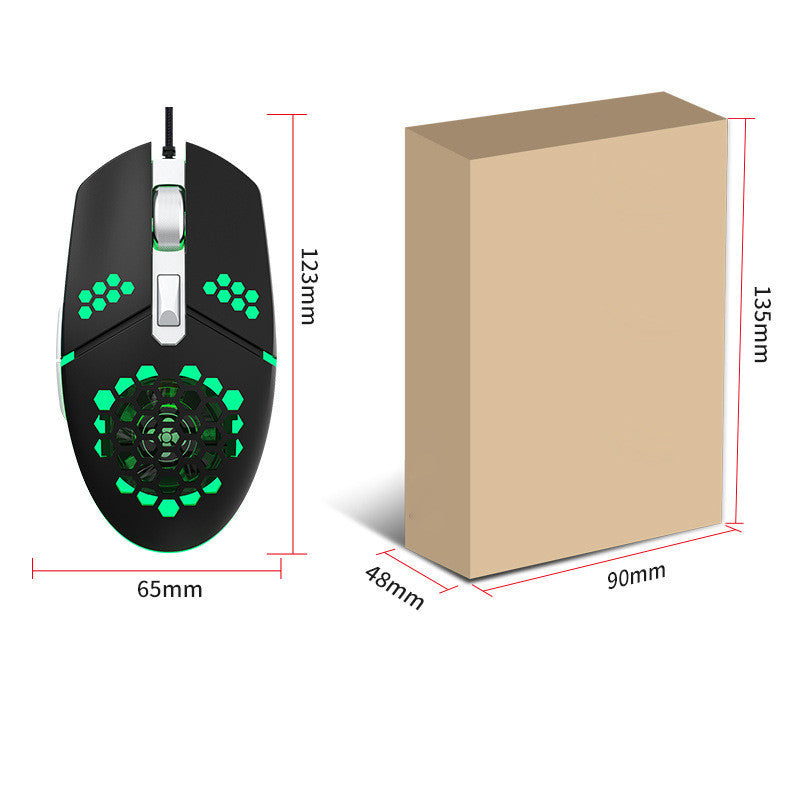 Cooling Hole Mechanical Gaming Mouse - LightningZap