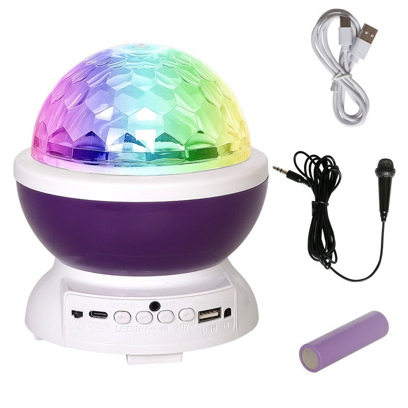 Wireless Bluetooth Karaoke Speaker with Rotating Lights & Subwoofer - LightningZap