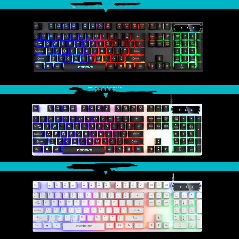 Colorful Backlit Gaming Usb Wired Gaming Keyboard - LightningZap