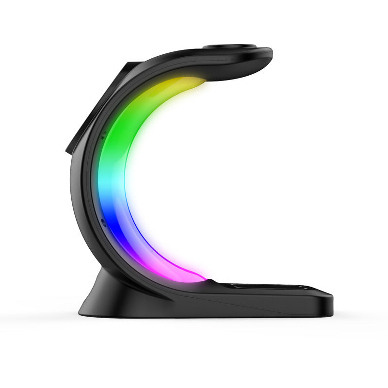 4-in-1 Magnetic Wireless Charger with Fast Charging & LED Light for Apple Devices - LightningZap