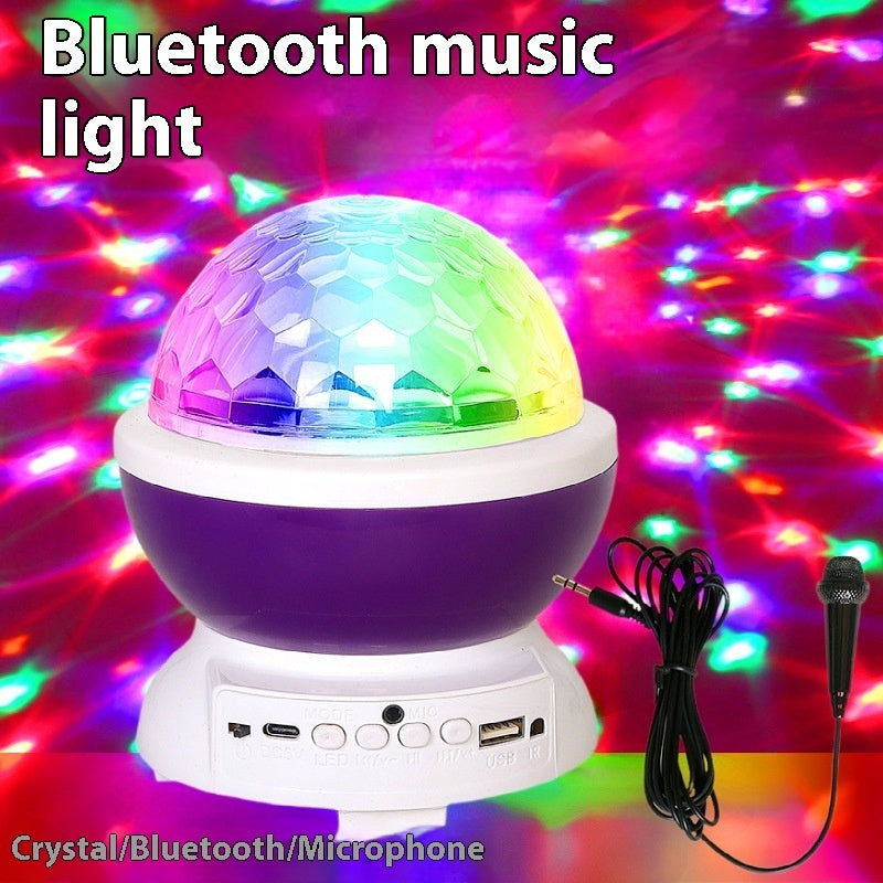 Wireless Bluetooth Karaoke Speaker with Rotating Lights & Subwoofer - LightningZap