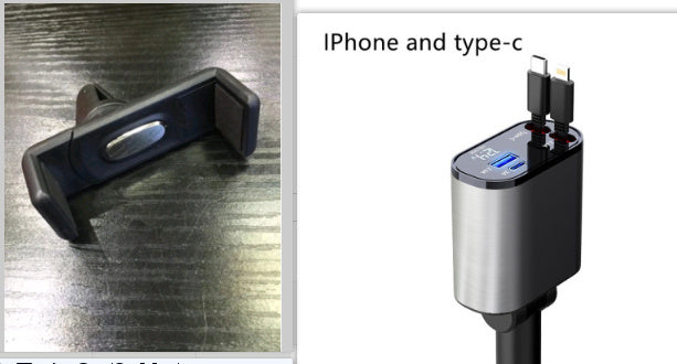 Metal Car Charger – Fast USB & Type-C Adapter - LightningZap