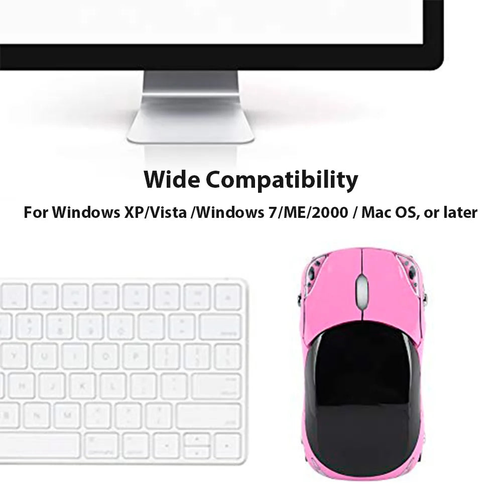 2.4G Wireless Optical Mouse 1600DPI for Laptop and Gaming