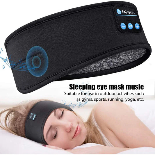 Bluetooth Headband with Earphones & Sleep Mask