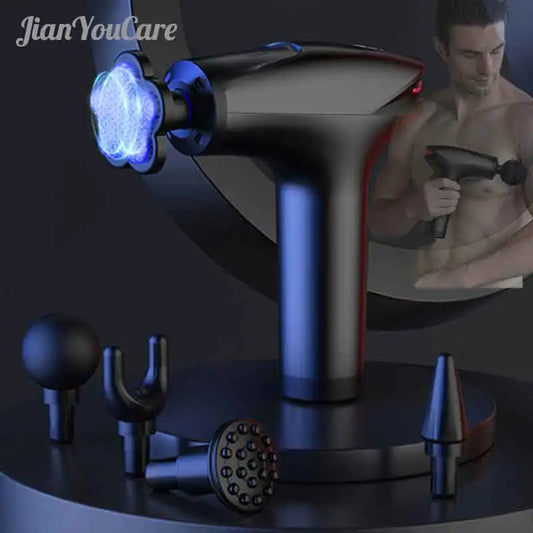 JianYouCare Portable Cold Compress Massage Gun – Deep Tissue Percussion Muscle Relaxation - LightningZap