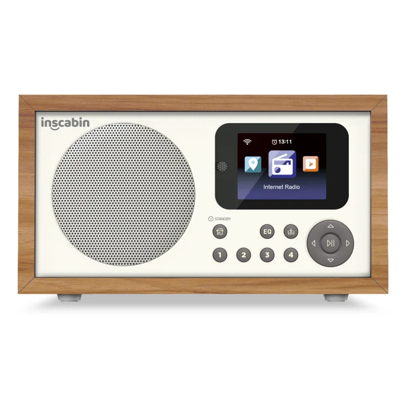 WiFi Digital Radio Bluetooth 5.0 Speaker with MP3 Player, LED Display, U Disk Support, Alarm Clock & DAB Radio