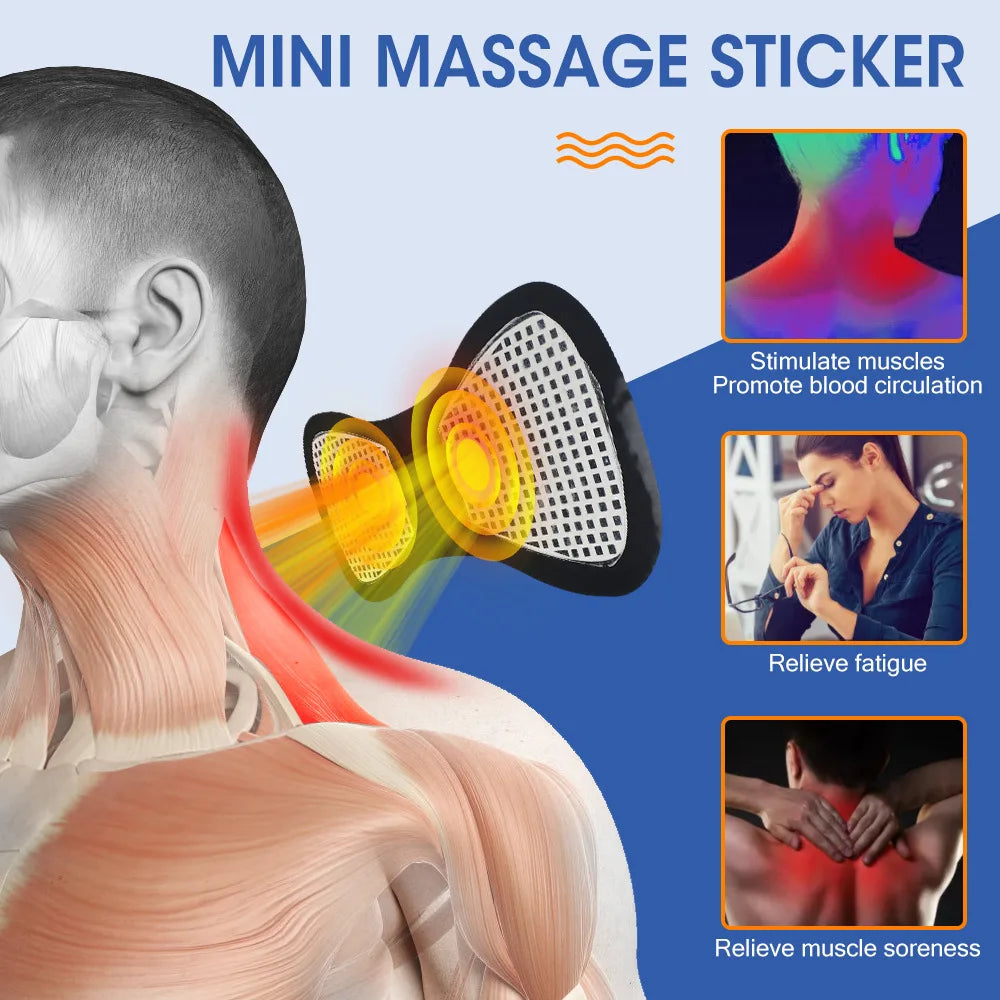 Portable Electric EMS Neck and Back Massager