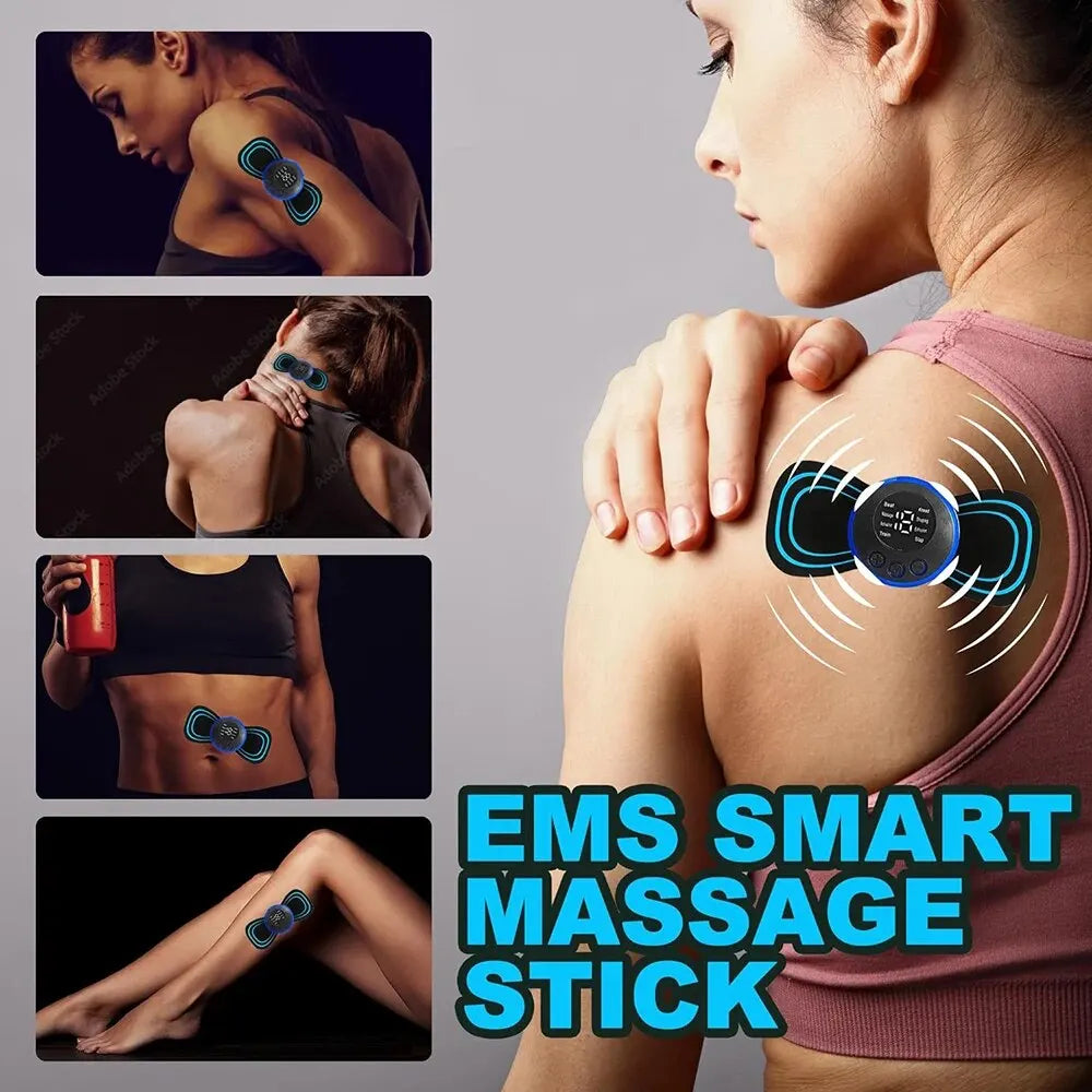 Portable Electric EMS Neck and Back Massager