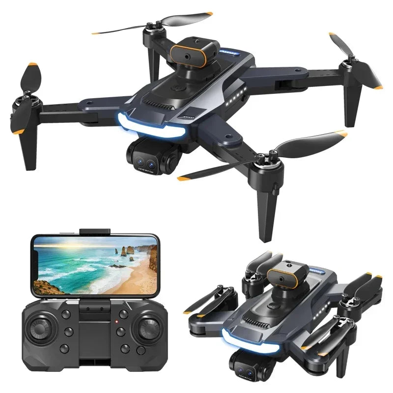 Lightning-Zap AeroVision P17 8K 5G GPS Pro Drone | 4-Camera HD Aerial Photography with Obstacle Avoidance