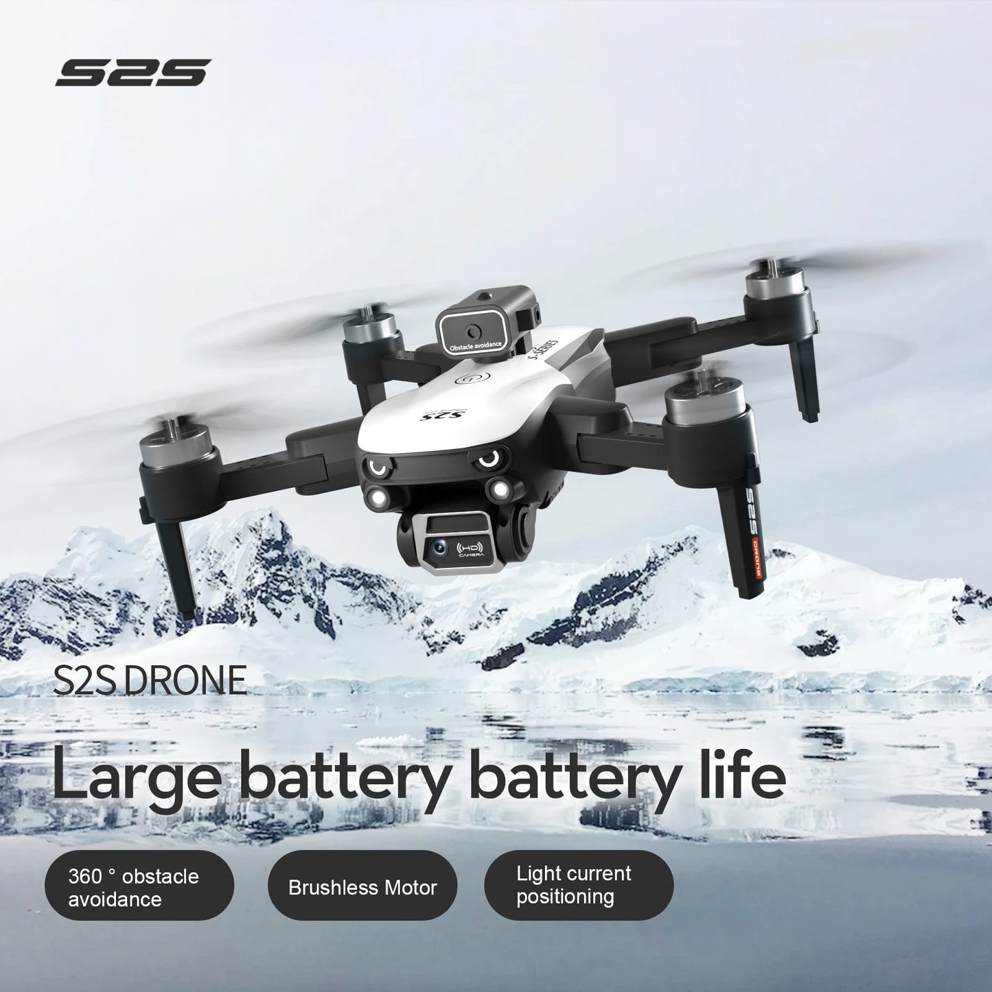 Lightning-Zap SkyPulse 8K Pro Drone – HD Dual Camera, Brushless Motors, Obstacle Avoidance, Foldable Quadcopter for Aerial Photography