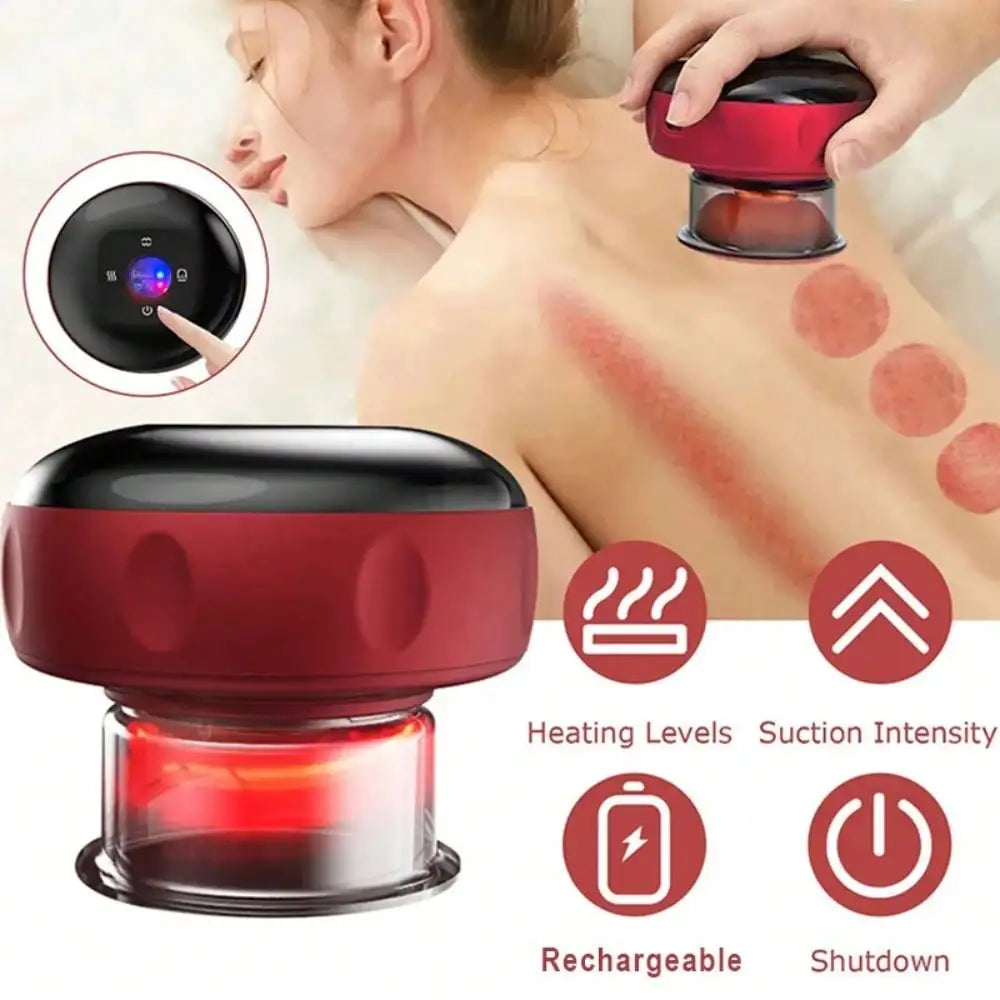 Electric Vacuum Cupping and Scraping Massage Aparatus