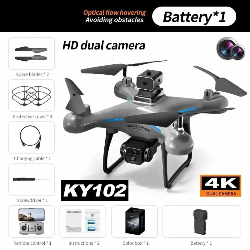 Lightning-Zap Xiaomi KY102 8K Dual-Camera Drone – Aerial Photography with 360° Obstacle Avoidance