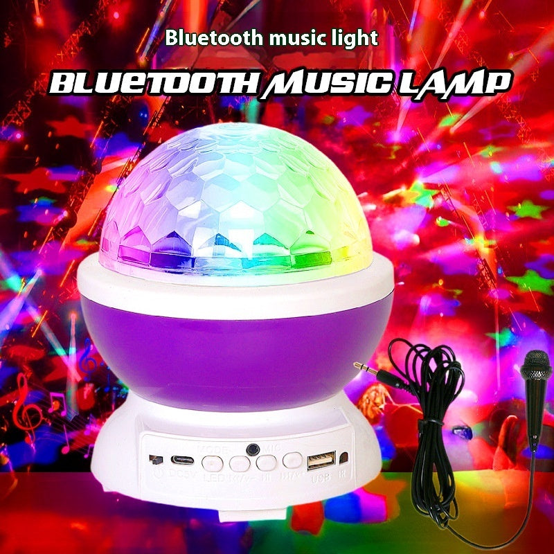 Wireless Bluetooth Karaoke Speaker with Rotating Lights & Subwoofer - LightningZap