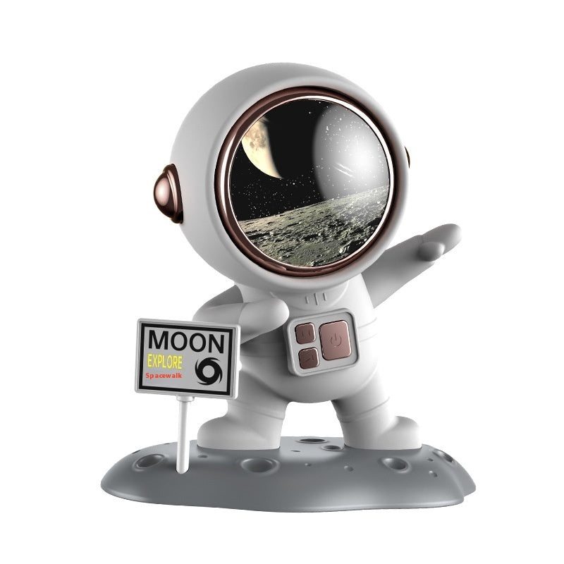 Bluetooth Spaceman Stereo Speaker - Small Creative Wireless Ornament - LightningZap